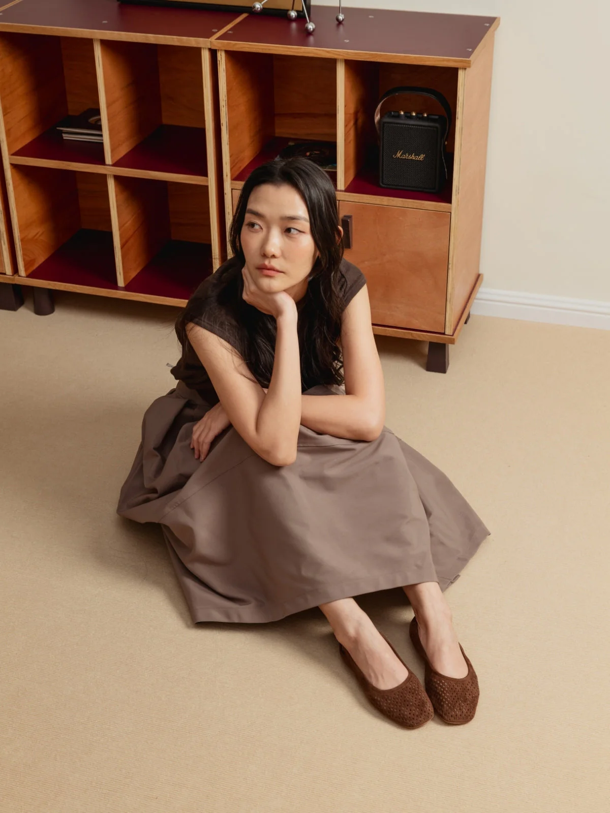 Glove Flats - Mocha Cut-out - Image 5